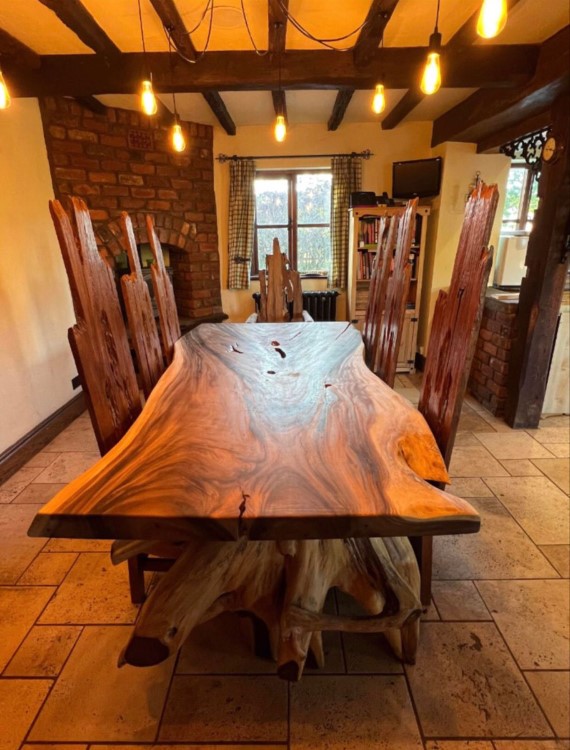 Live Edge Slab Dining Tables